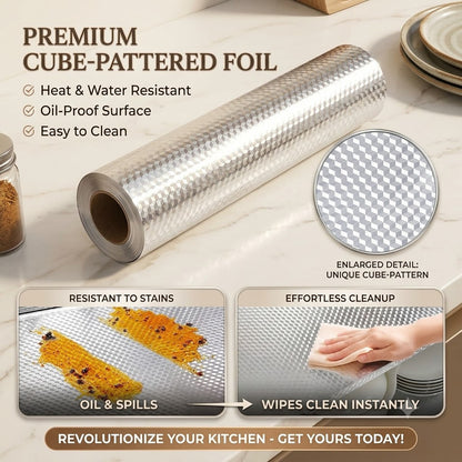 Waterproof PVC Self-Adhesive Furniture Foil for Kitchen & Home Décor