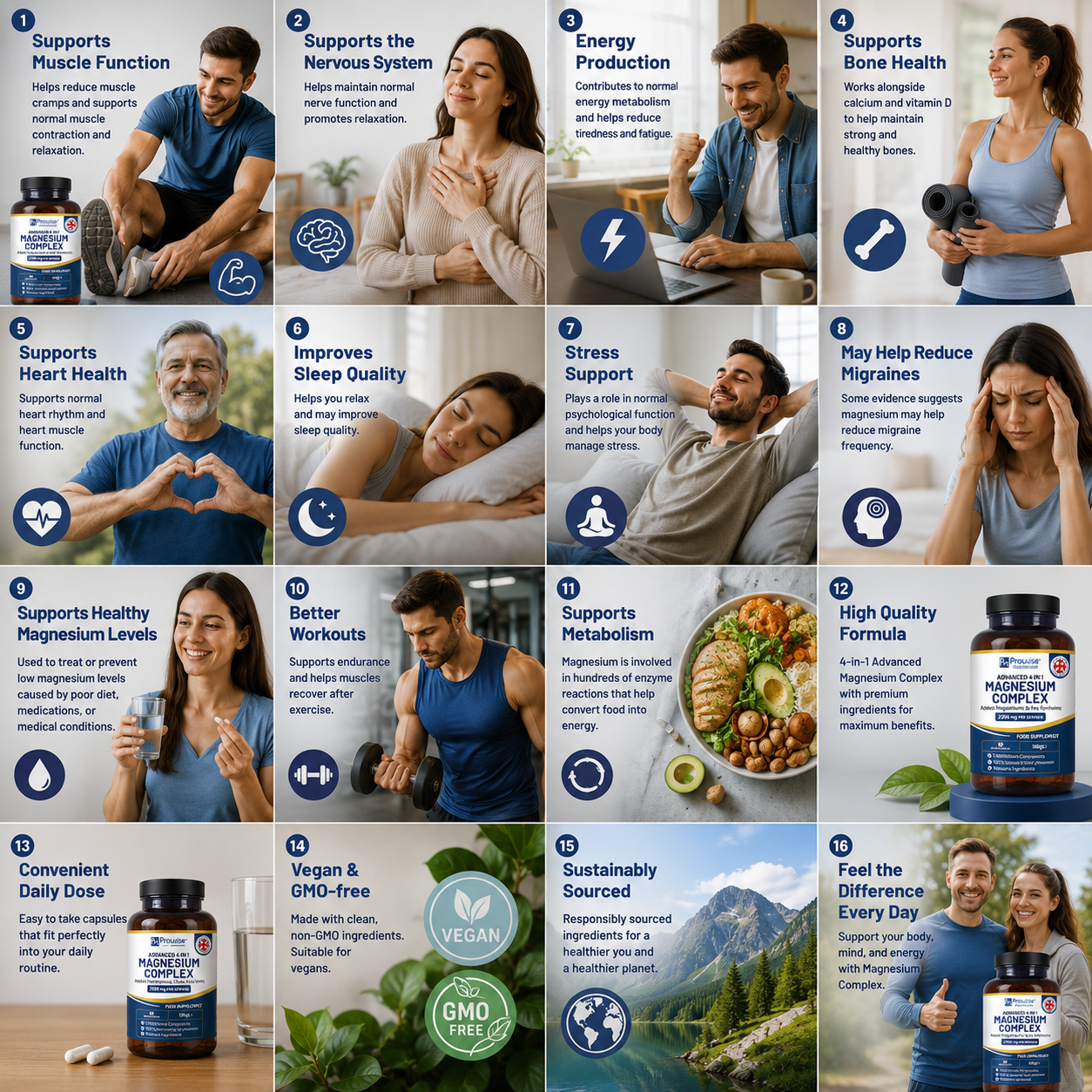 4-in-1 Magnesium Complex Capsules
