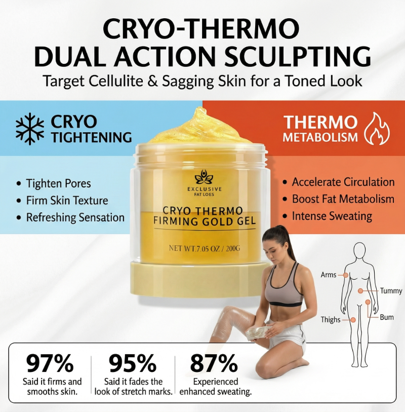 Hot Body Massage Gel – Warming Skin Care Gel for a Smooth &amp; Toned Appearance