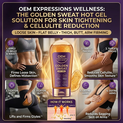 Hot Body Massage Gel – Warming Skin Care Gel for a Smooth &amp; Toned Appearance